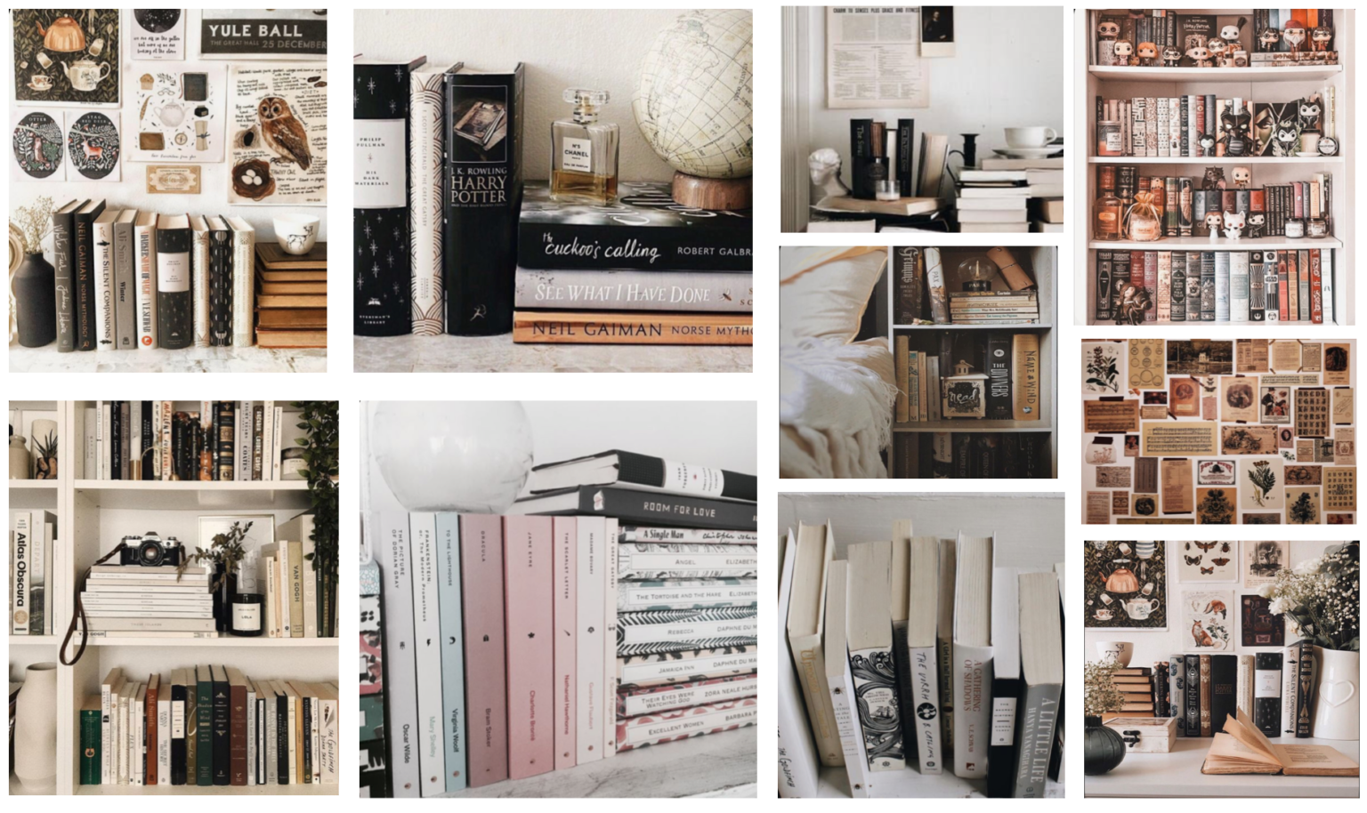 A Complete Guide to Dark Academia Book Shelves » Creamy Codfish